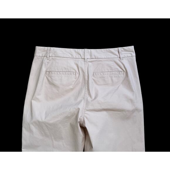 Talbots Pink Raw Hem Cropped Capri Pants Size 2 - Picture 4 of 7